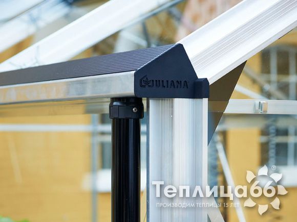 Теплица Juliana Compact Aluminium, ширина 2,24 метра